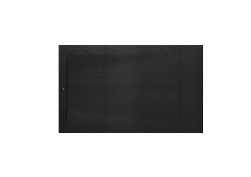 Brodzik prostokątny STONEX® z ukrytym odpływem 140x80x3,2 cm czarny Roca Pyros