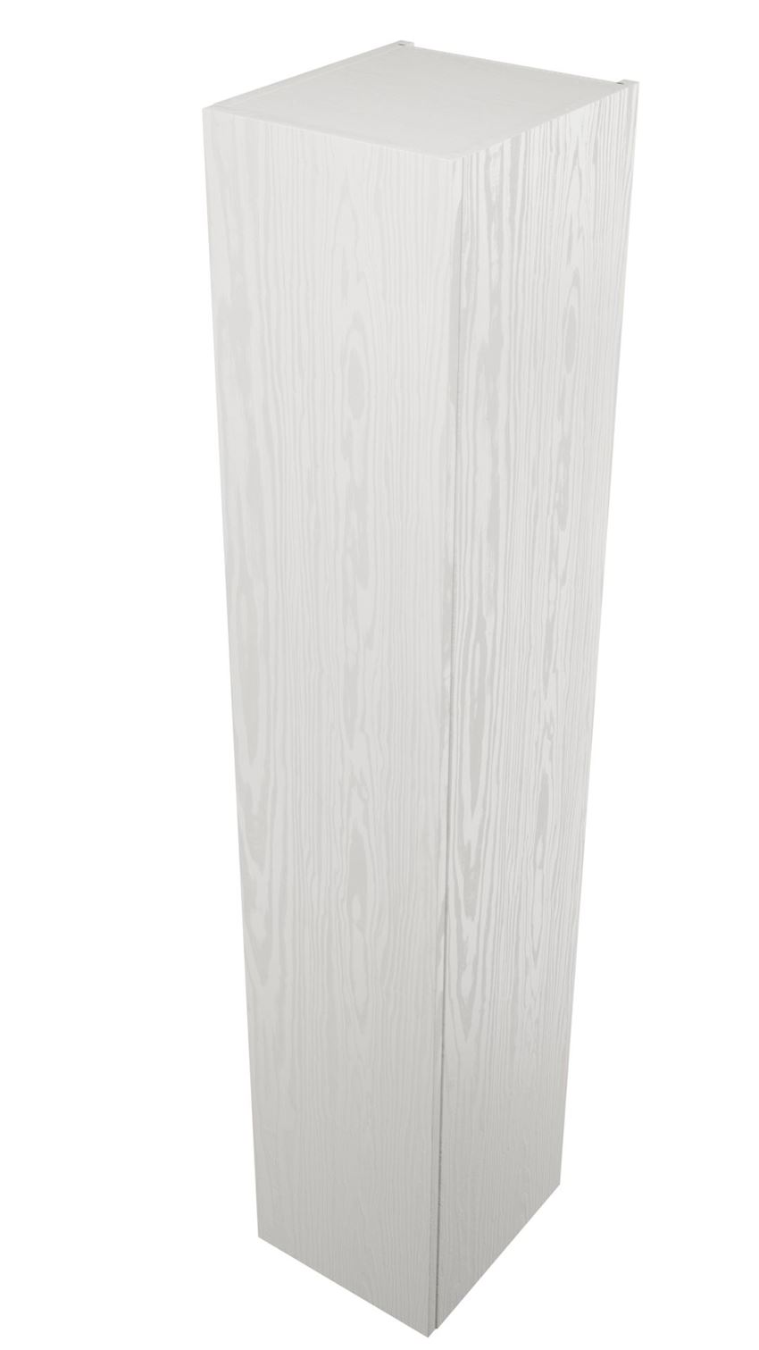 Słupek łazienkowy wiszący 30x160 cm white IÖ Wood Milenium
