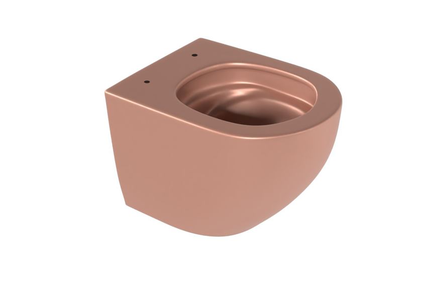 Miska WC bezrantowa 48 cm terracotta mat Excellent Luqa