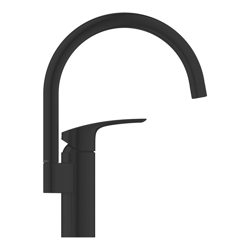 Jednouchwytowa bateria kuchenna matte black Grohe Eurosmart