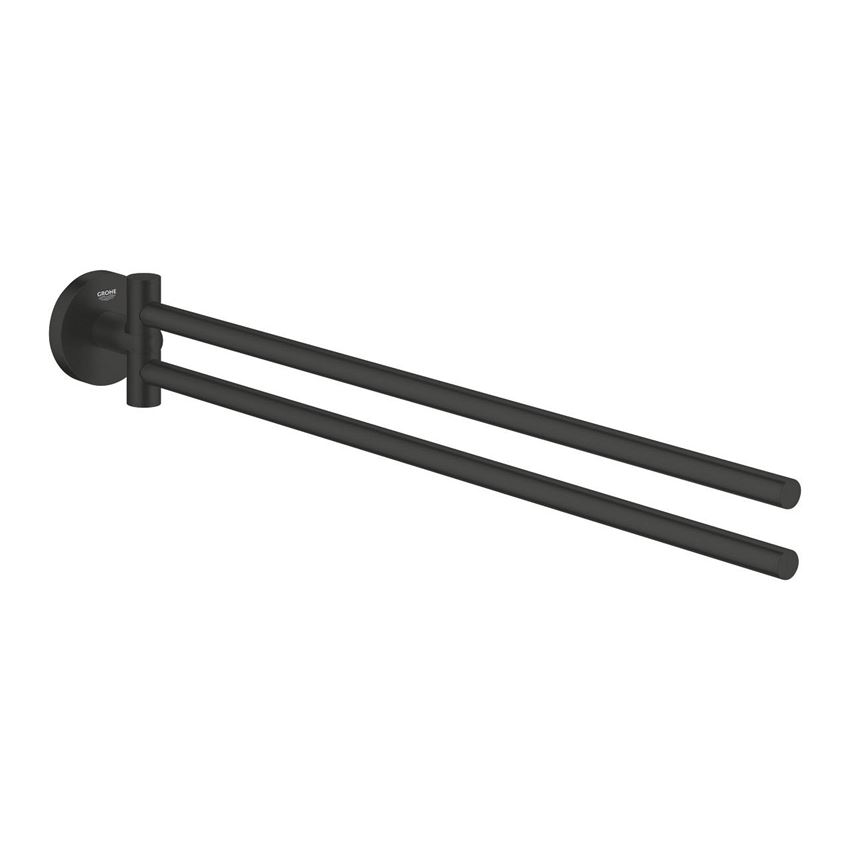 Wieszak na ręcznik matte black Grohe Essentials