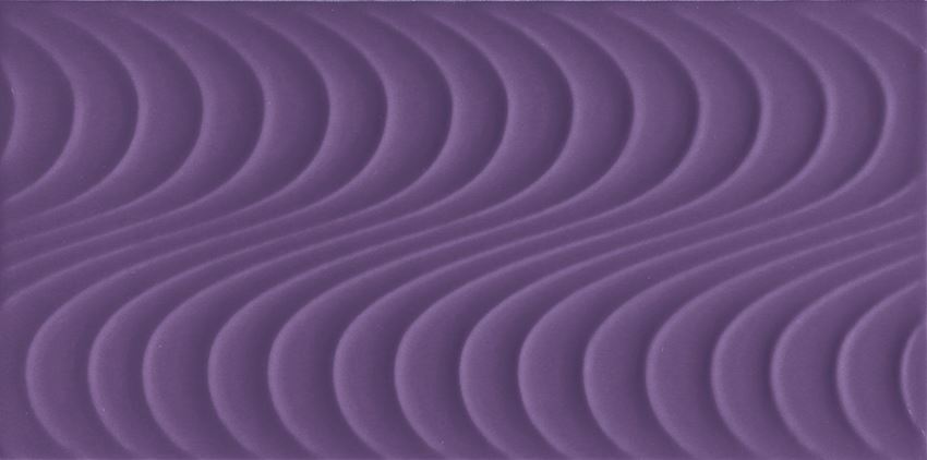 Płytka ścienna 44,8x22,3 cm Tubądzin Wave violet A