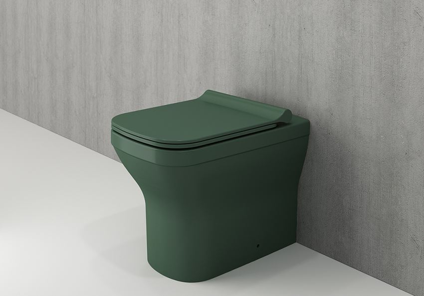 Miska WC stojąca bez deski Matte Green Bocchi Firenze