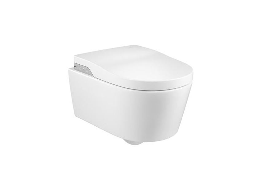 In-Wash® - toaleta myjąca podwieszana Rimless 39x56,2x47,6 cm Roca Inspira 