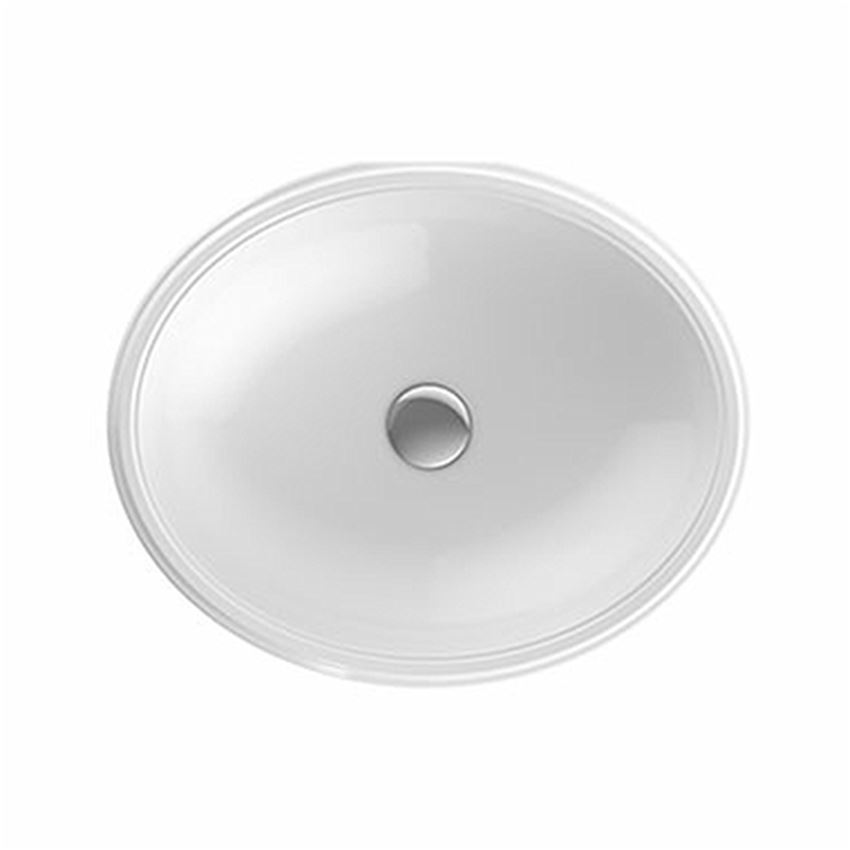 Umywalka podblatowa owalna 50x40 cm bez otworu bez przelewu Koło VariForm
