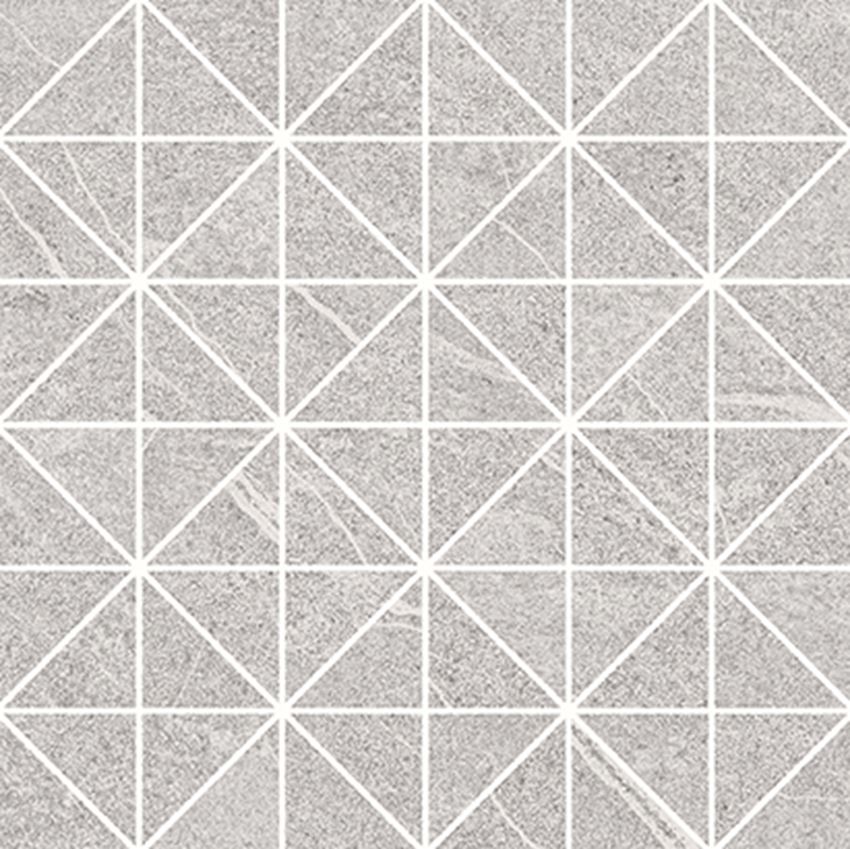 Mozaika 29x29 cm Opoczno Grey Blanket Triangle Mosaic Micro