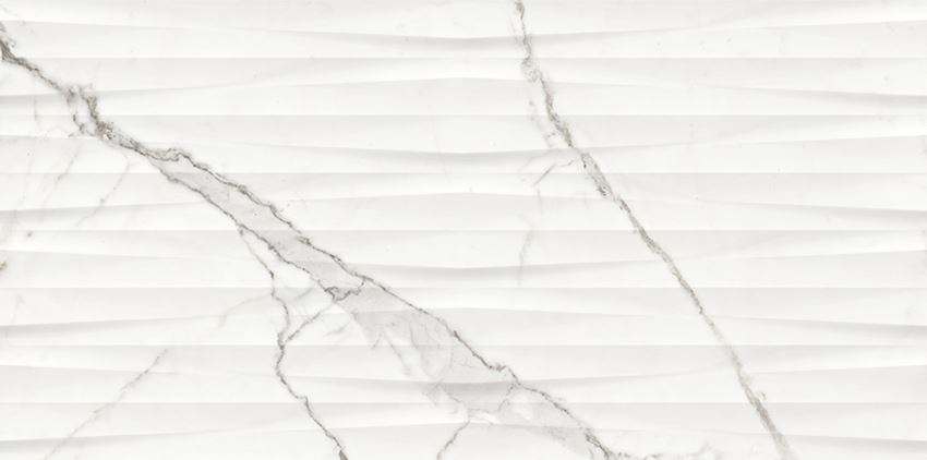 Płytka ścienna 29,8x59,8 cm Opoczno Ginevra White Structure Glossy