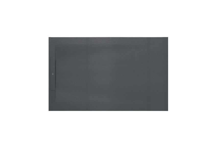 Brodzik prostokątny STONEX® z ukrytym odpływem 100x90x2,8 cm szary łupek Roca Pyros