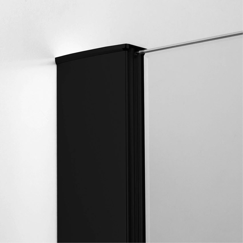 Detal kabiny prysznicowej z serii New Trendy New Azura Black