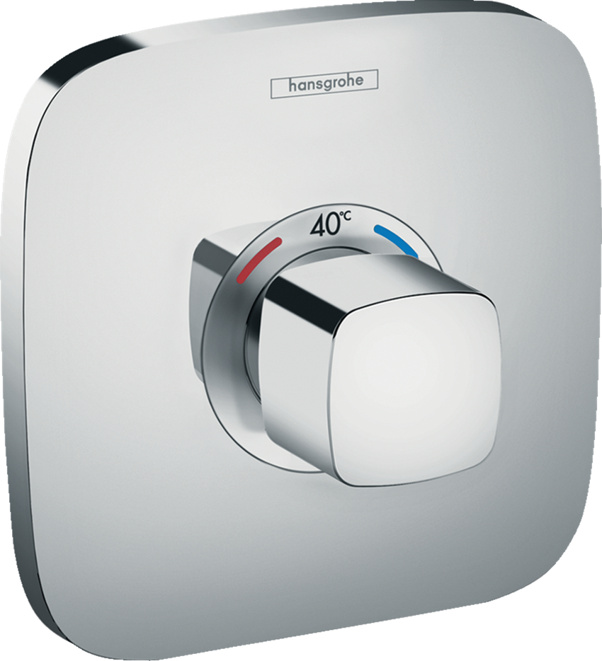 Bateria termostatyczna montaż podtynkowy element zewnętrzny Hansgrohe Ecostat E