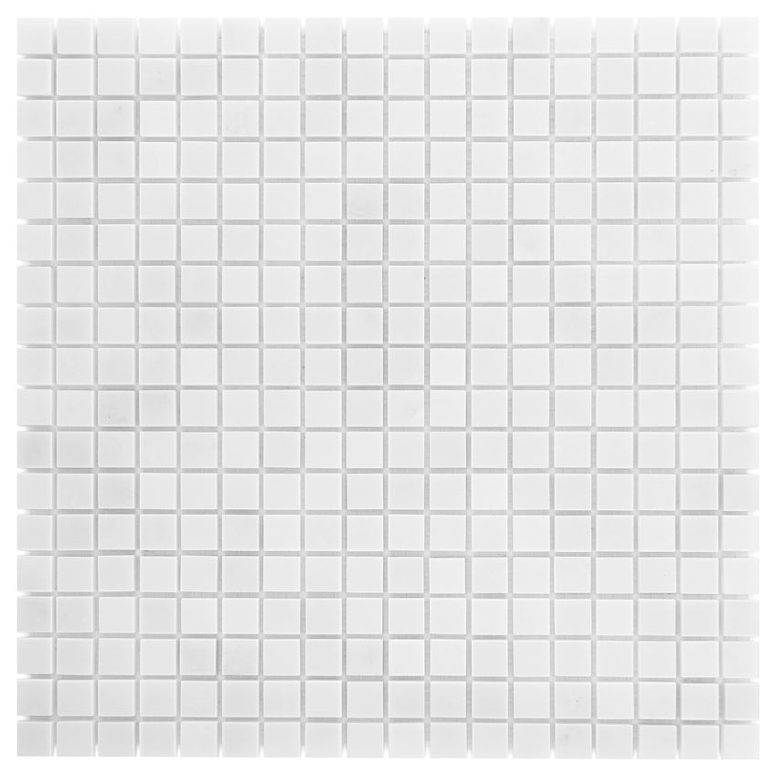 Mozaika kamienna 30,5x30,5 cm Dunin Black&White Pure White 15
