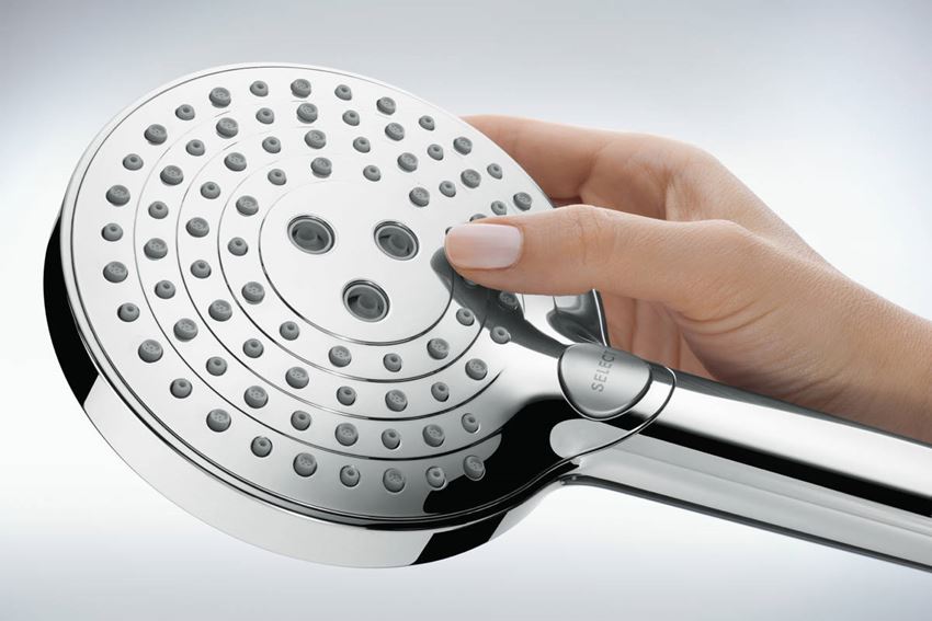 Punktowy zestaw prysznicowy  z wężem prysznicowym 125 cm Hansgrohe Raindance Select S 