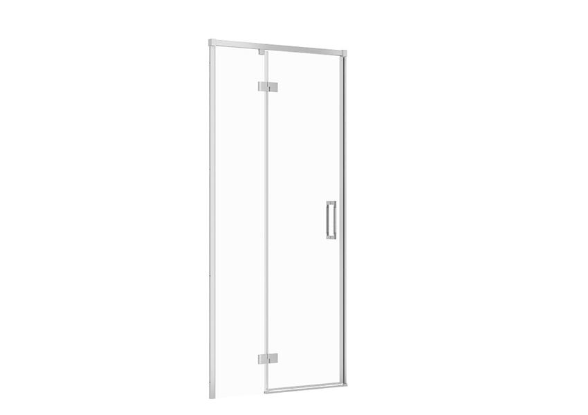 Drzwi prysznicowe lewe profile chrom 90x195 cm Cersanit Larga
