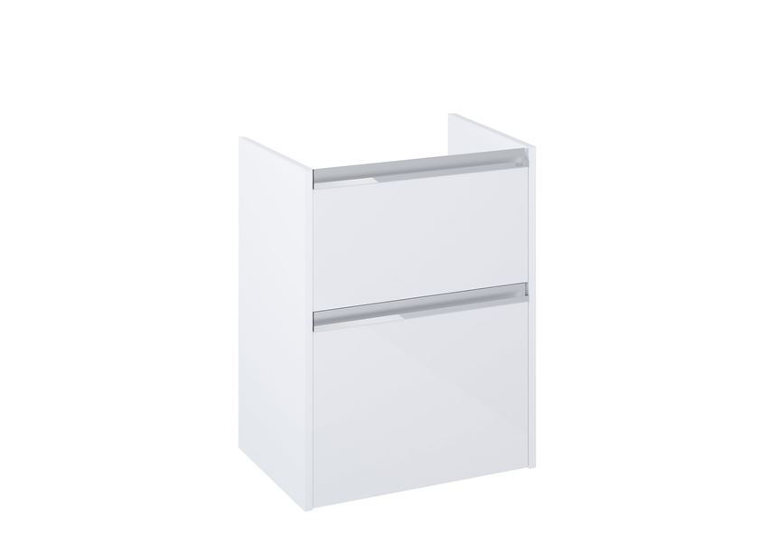 Szafka podumywalkowa Compacto 50 cm z 2 szufladami biały połysk Roca Gap Pro