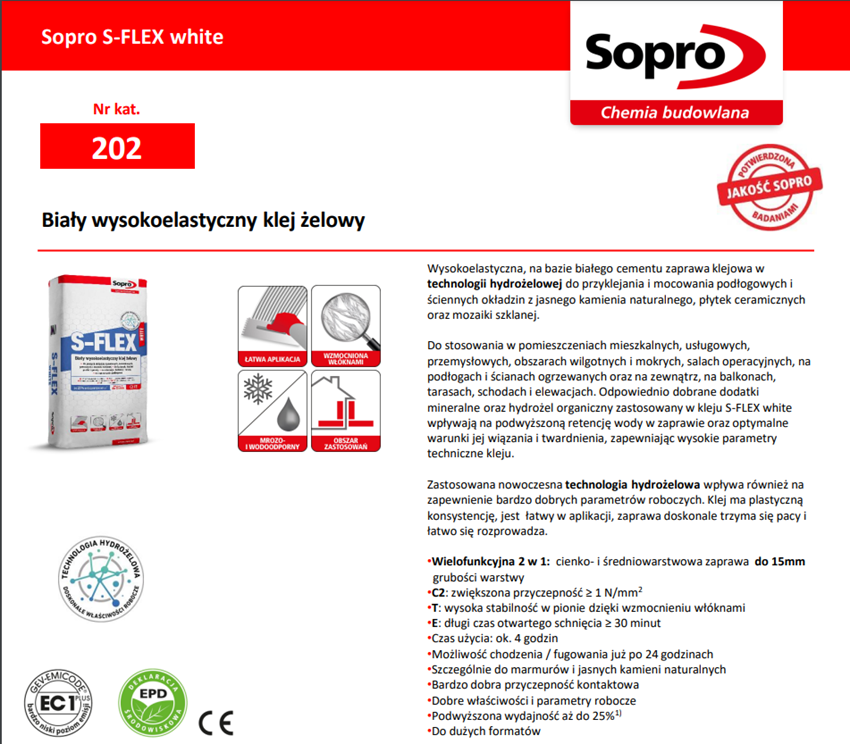 Sopro S-FLEX 202 7720223 karta techniczna