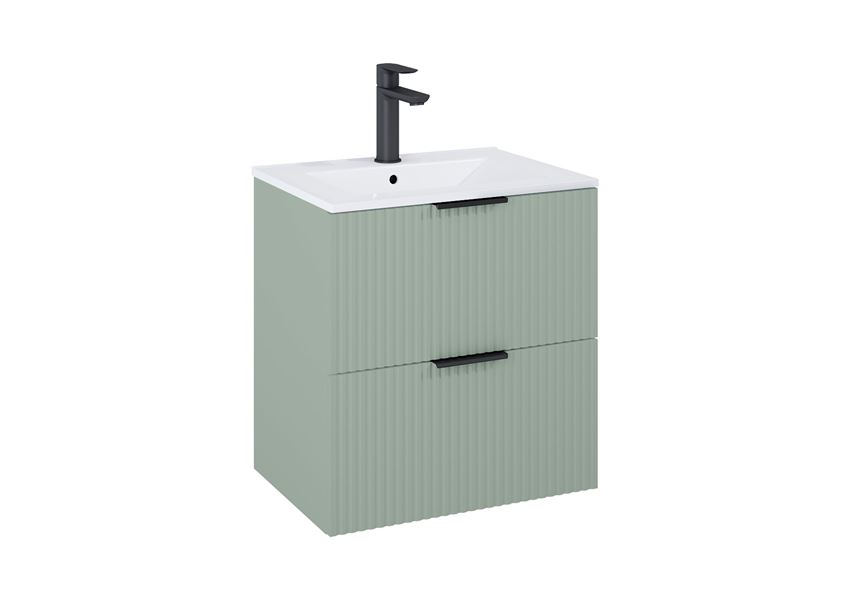 Szafka łazienkowa 60 cm z 2 szufladami szałwia Roca Reef 