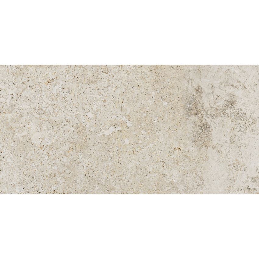 Płytka uniwersalna gresowa 59,8x119,8 cm Tubądzin Breccia Fara Ivory STR