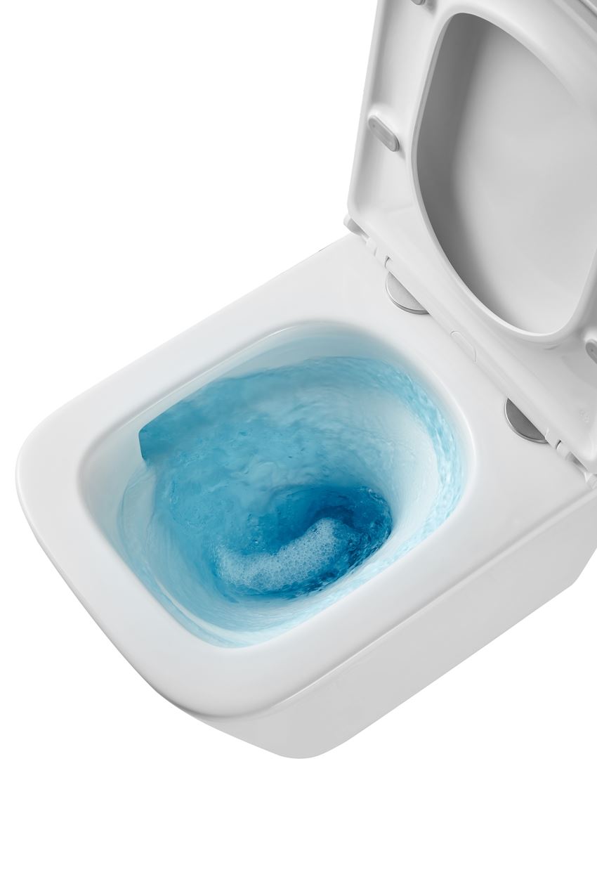 Miska WC podwieszana Spin Flux z deską wolnoopadającą Slim 34x49 cm biała IÖ Gol