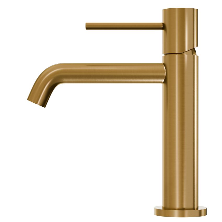 Bateria umywalkowa stojąca brushed gold IÖ Luvia