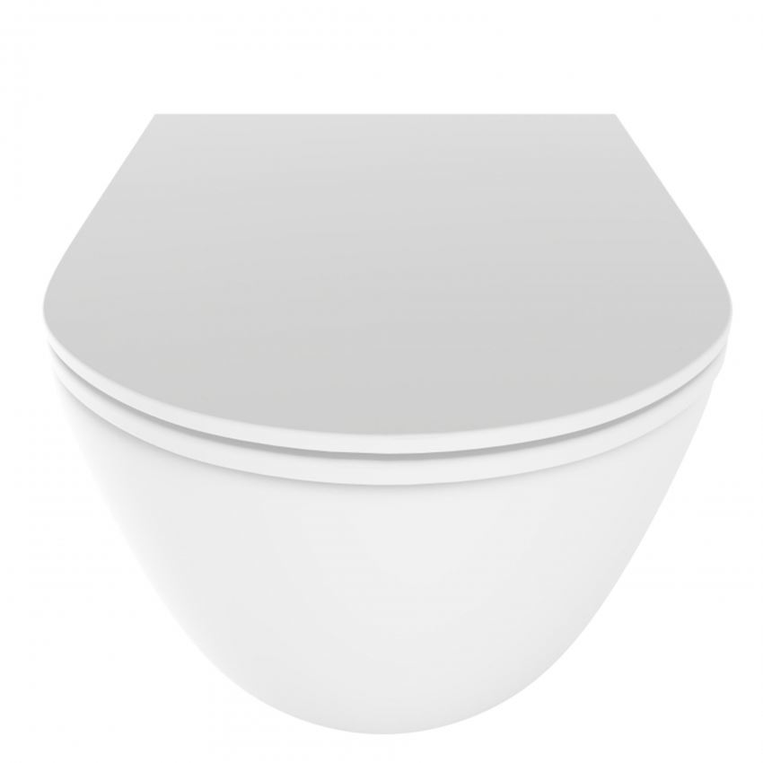 Miska WC podwieszana IÖ Mufi Plus Spin Flux Plus White Mat