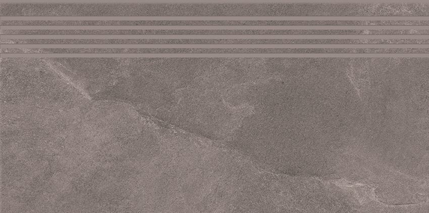 Płytka stopnicowa 29,8x59,8 cm Cersanit Marengo grey
