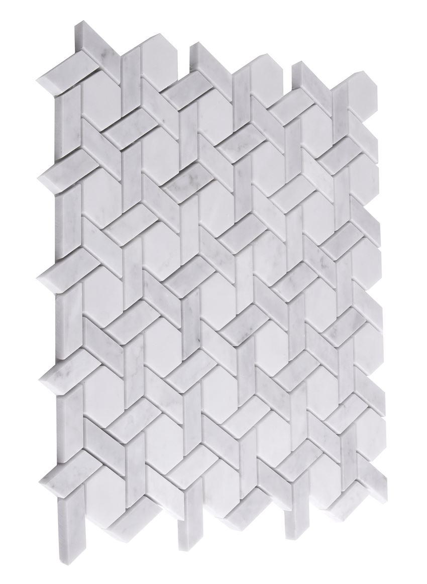 Mozaika kamienna 29x30 cm Dunin Manorial Carrara White Armor