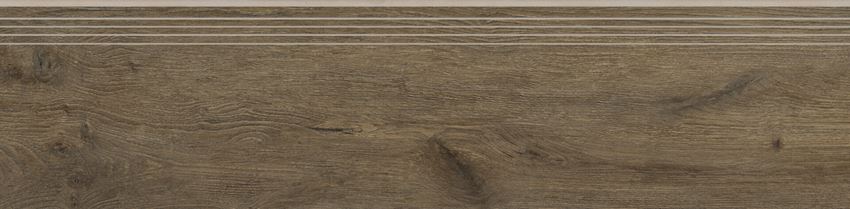 Płytka stopnicowa 29,7x119,7 cm Cerrad Guardian Wood Brown
