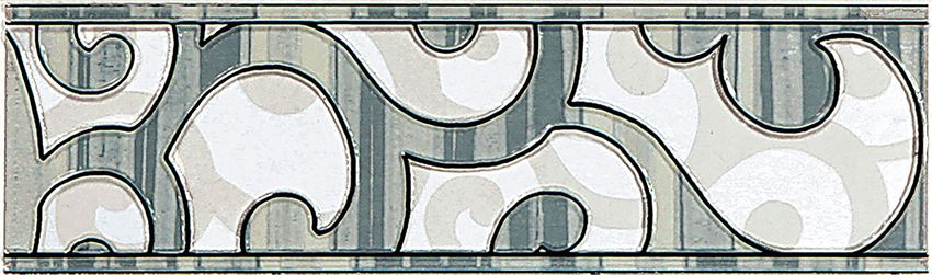 Listwa ścienna 25x7,4 cm Domino Cado grafit 1