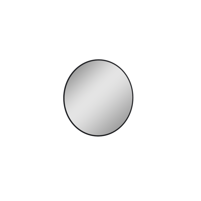 Lustro LED okrągłe black 60 cm Elita Sharon