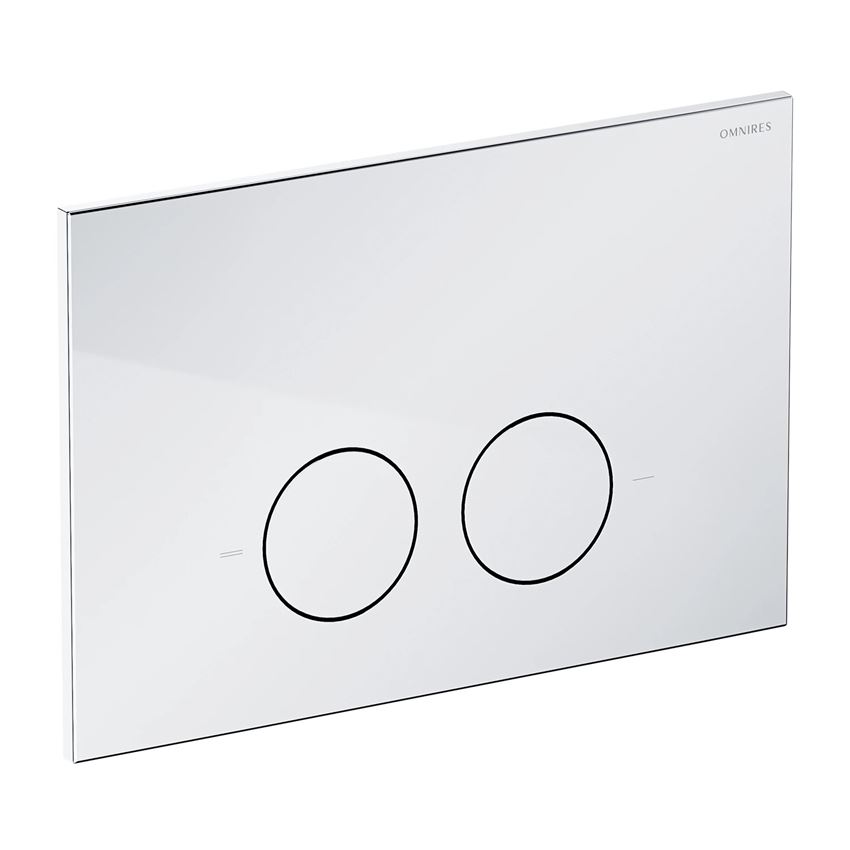 Strongframe stelaż podtynkowy do miski toaletowej z ECO spłukiwaniem + Minimal przycisk spłukujący Omnires Flush Set