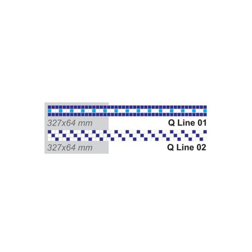 Mozaika 32,7x6,4 cm Dunin Q Design/Lines Q Line 01-02