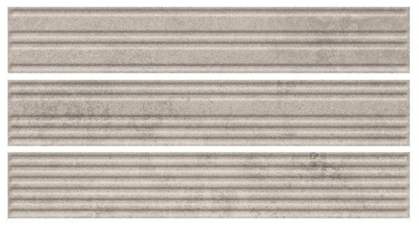Płytka elewacyjna Paradyż Carrizo Grey Elewacja Struktura Stripes Mix Mat