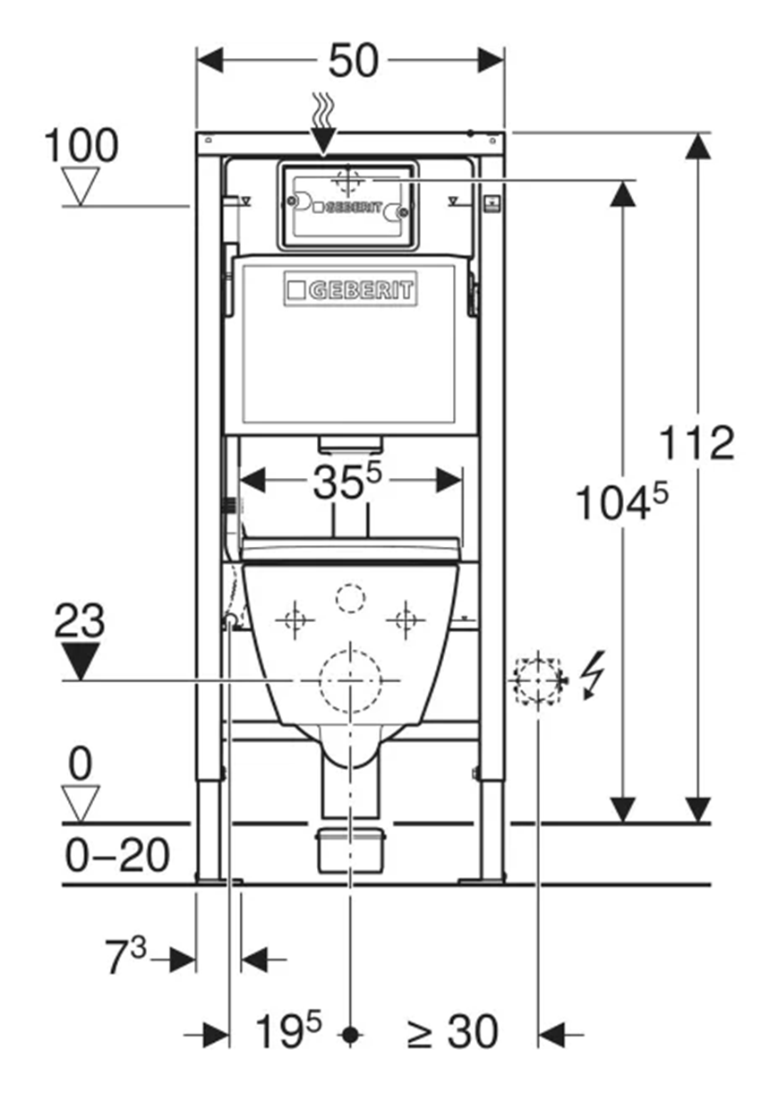 Zestaw podtynkowy Geberit Duofix 118.348.00.2