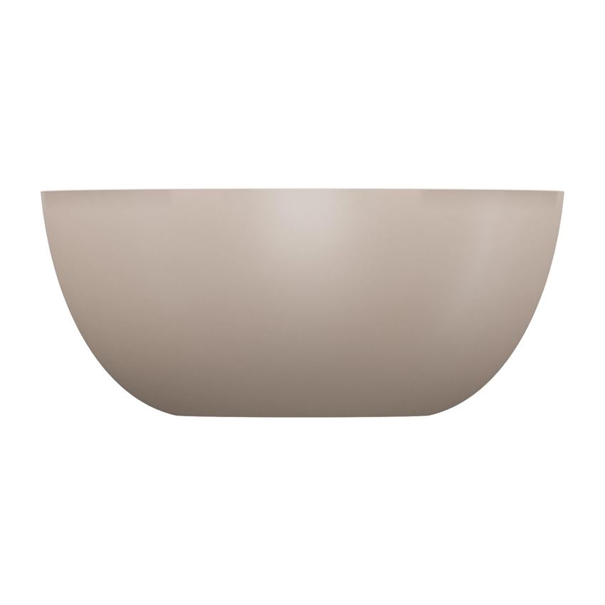 Umywalka nablatowa 35 cm dune beige mat Omnires Shell