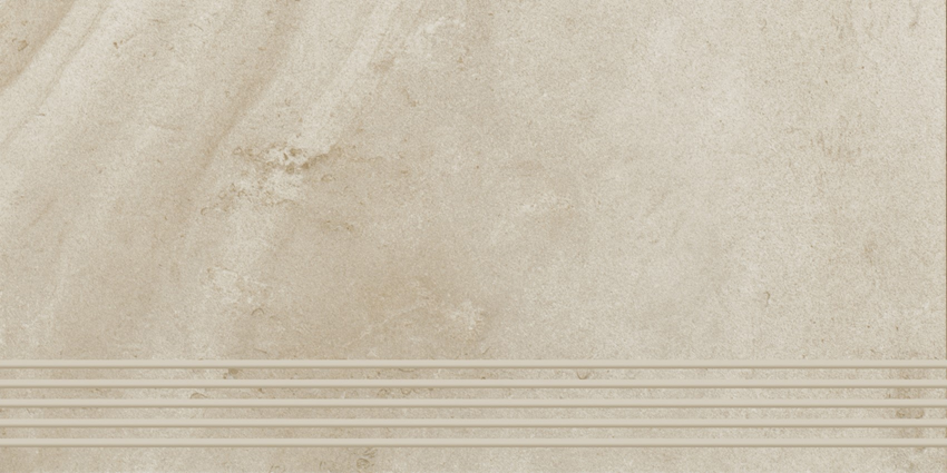 Płytka stopnicowa 30x60 cm Paradyż Teakstone Bianco Mat