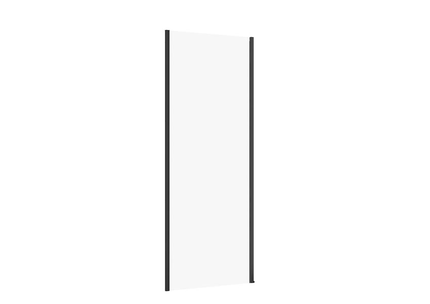 Ścianka kabiny prysznicowej profile czarne 80x195 cm Cersanit Larga