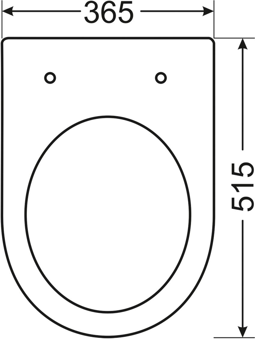 Miska WC wisząca Rimless z deską IÖ Arnoy rysunek