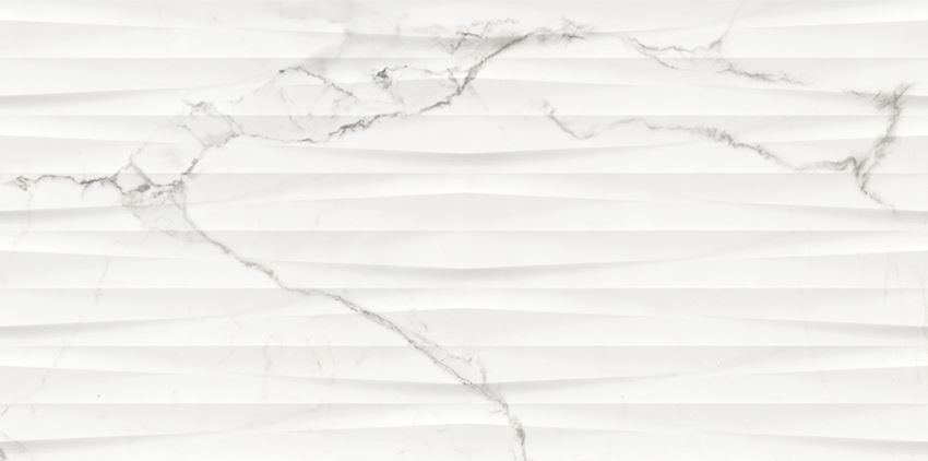 Płytka ścienna 29,8x59,8 cm Opoczno Ginevra White Structure Glossy