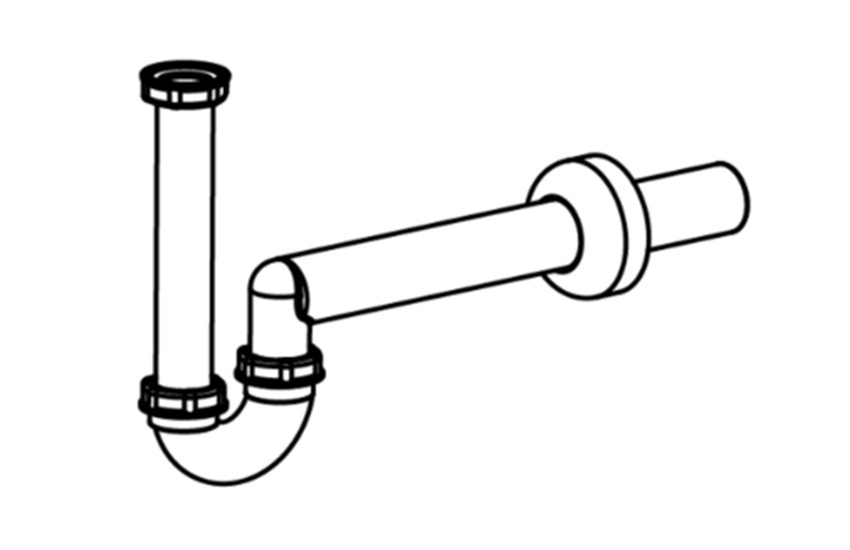 Syfon Laufen Universal H8939480000001 rys techniczny