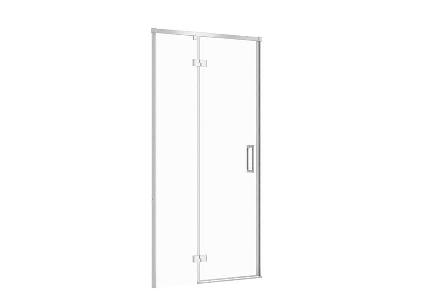 Drzwi prysznicowe lewe profile chrom 100x195 cm Cersanit Larga