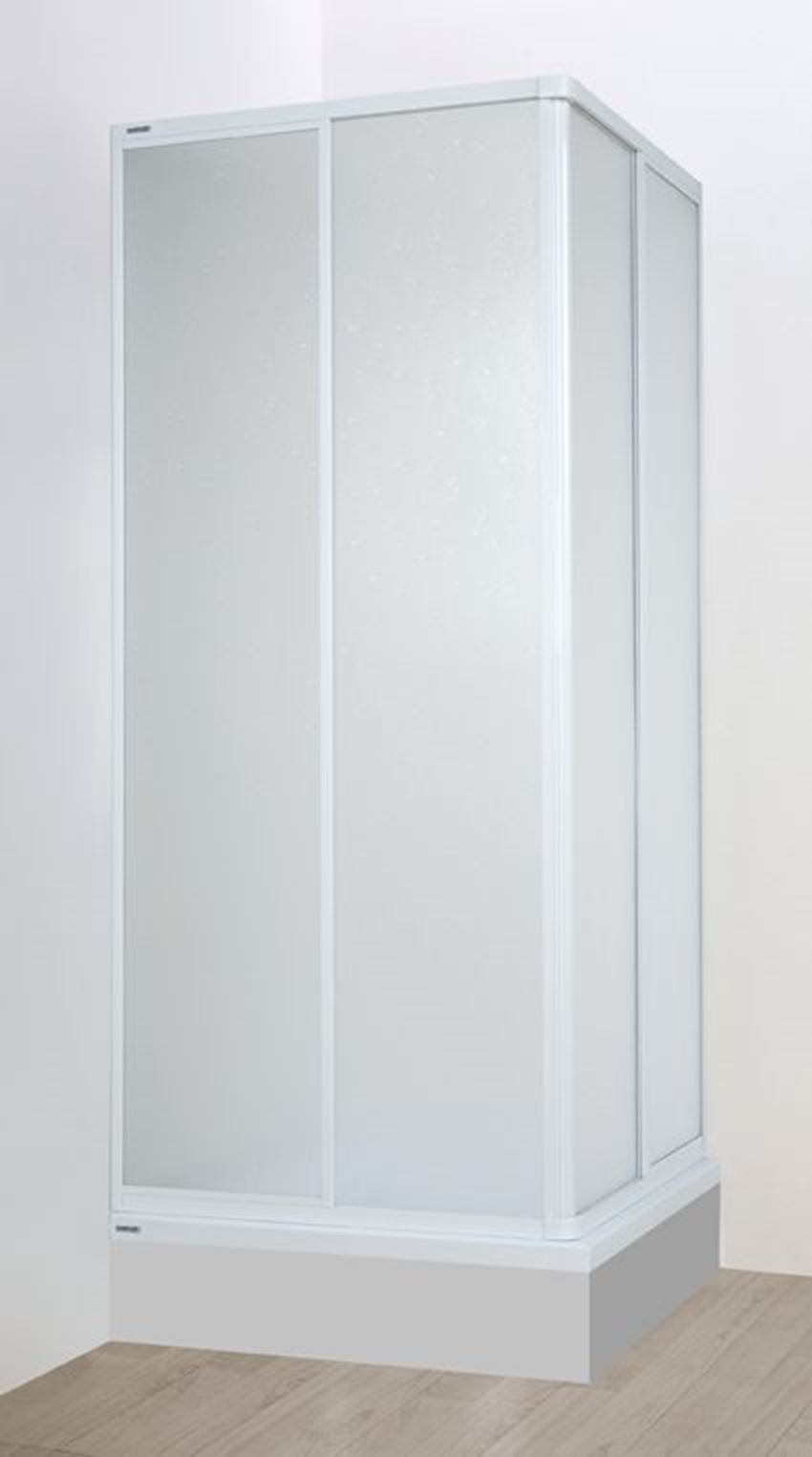 Kabina prysznicowa kwadratowa 90 cm Sanplast Eko Plus
