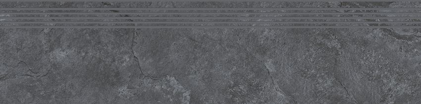 Płytka stopnicowa 29,8x119,8 cm Cersanit Colosal graphite