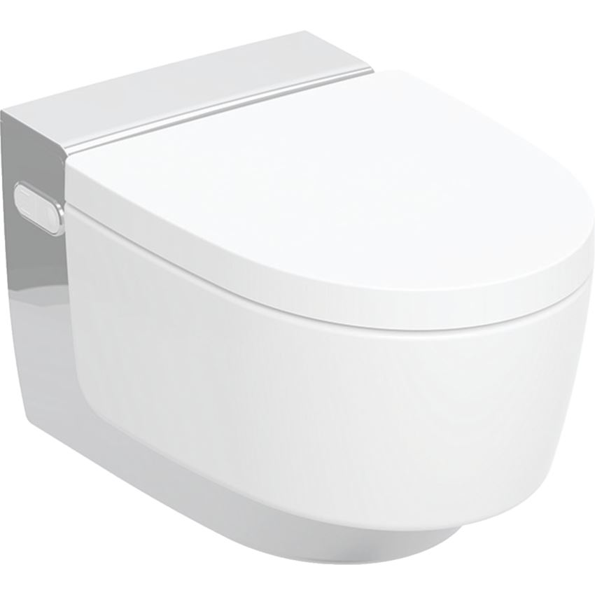 Urządzenie WC z funkcją higieny intymnej biały KeraTect/panel dekoracyjny chrom błyszczący Geberit AquaClean Mera Classic