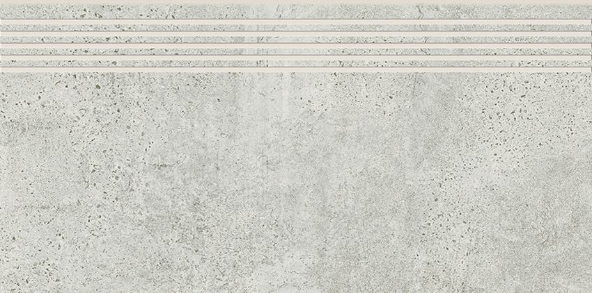Płytka stopnicowa 29,8x59,8 cm Opoczno Newstone Light Grey Steptread