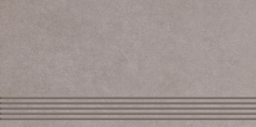 Płytka stopnicowa 29,8x59,8 cm Paradyż Tero Brown Stopnica Prosta Nacinana Półpoler