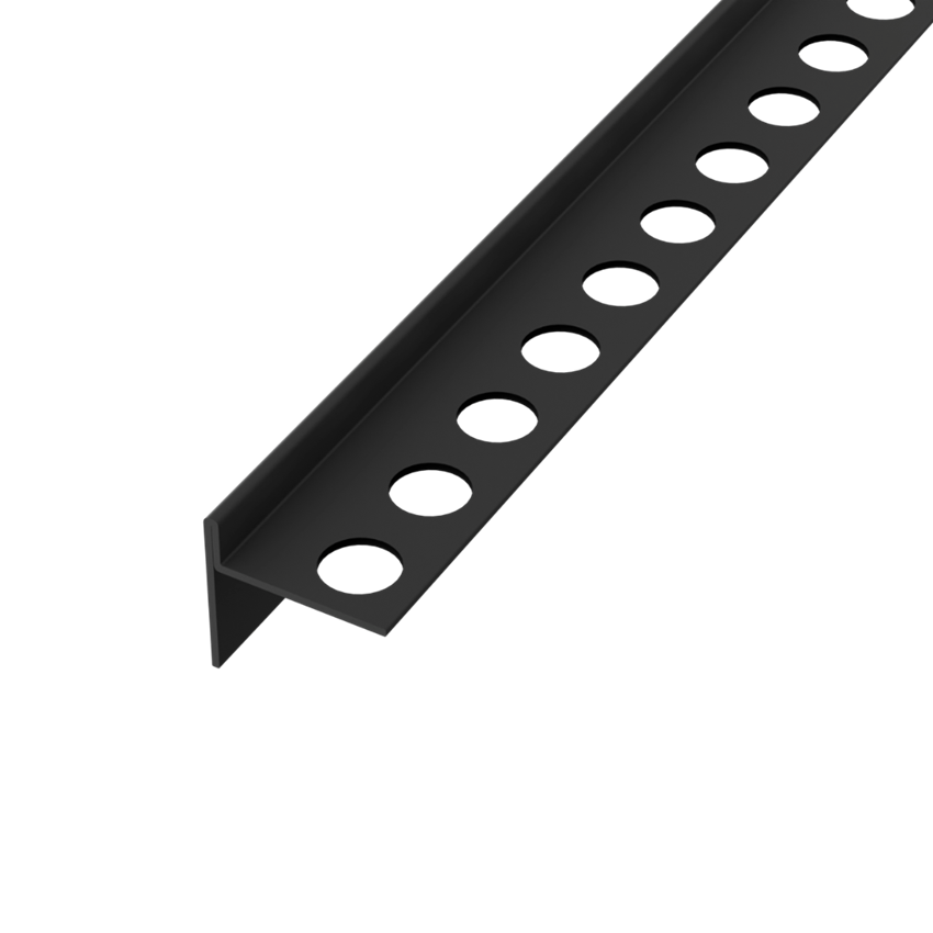 Profil brodzikowy 120 cm spadkowy prawy stal nierdzewna czarny mat Excellent