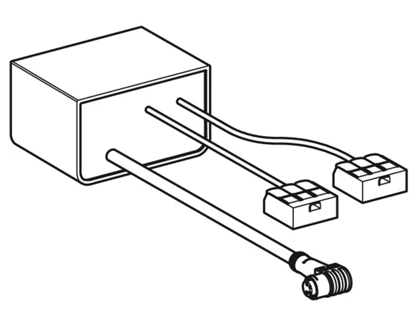 Zasilacz Geberit 243.971.00.1 rys techniczny
