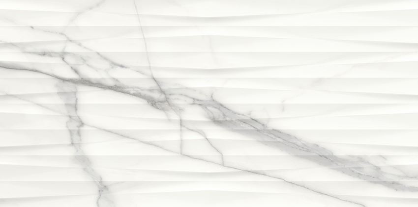 Płytka ścienna 29,8x59,8 cm Cersanit Runway White Structure Satin