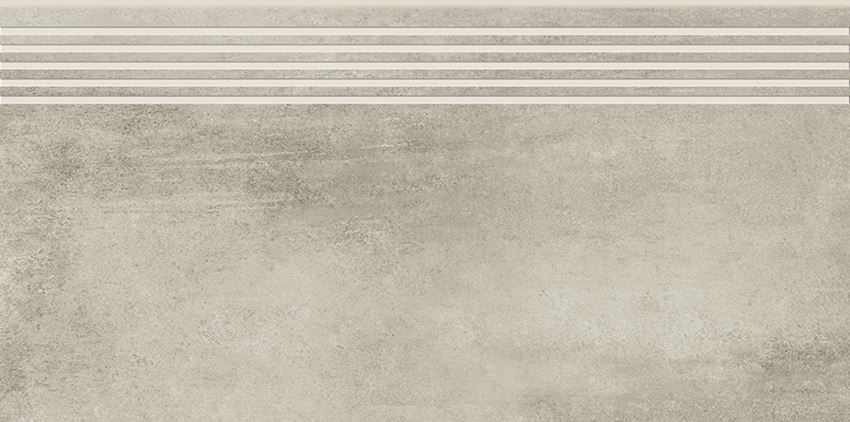 Płytka stopnicowa 29,8x59,8 cm Opoczno Grava Light Grey Steptread
