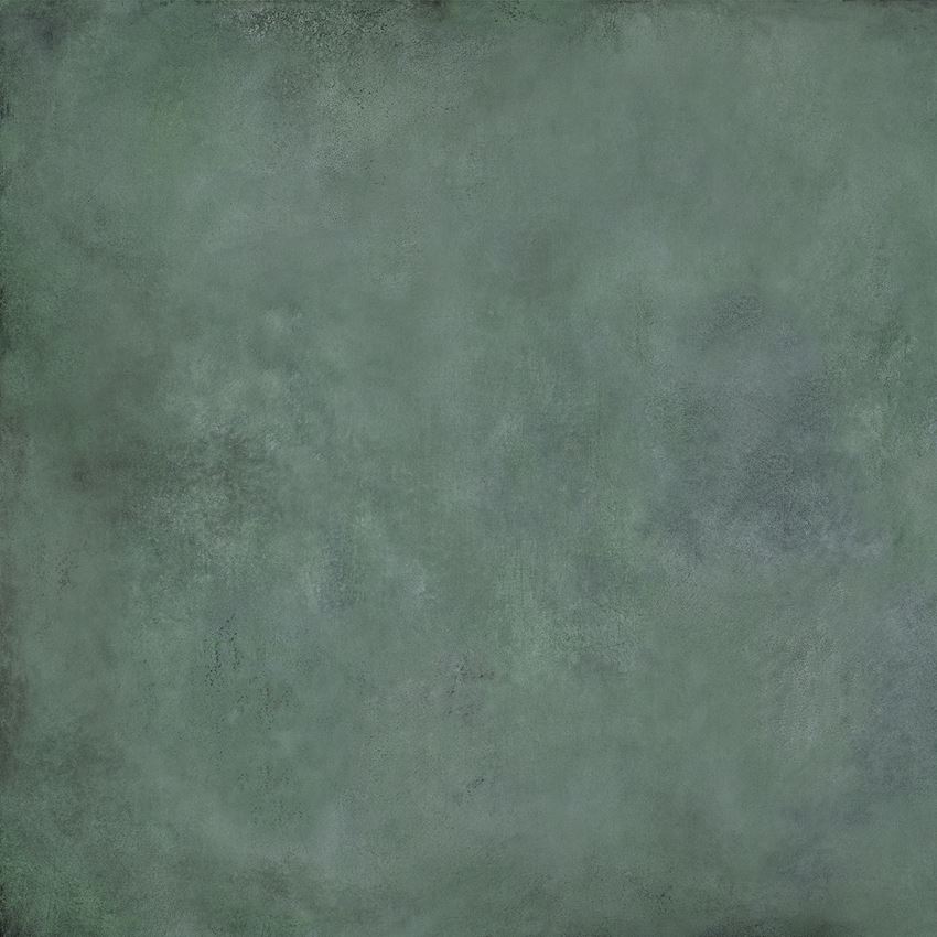 Płytka ścienno-podłogowa 79,8x79,8 cm Tubądzin Patina Plate green MAT
